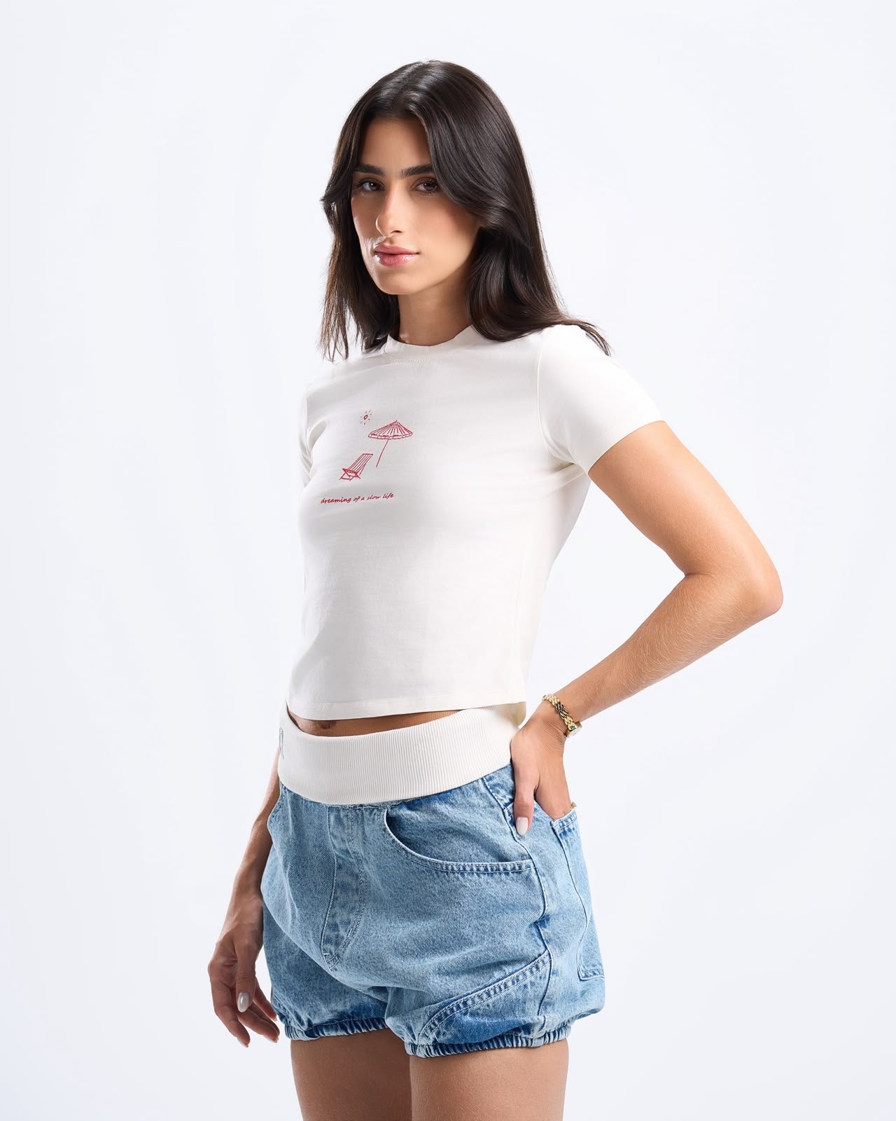 Slow Life Baby Tee