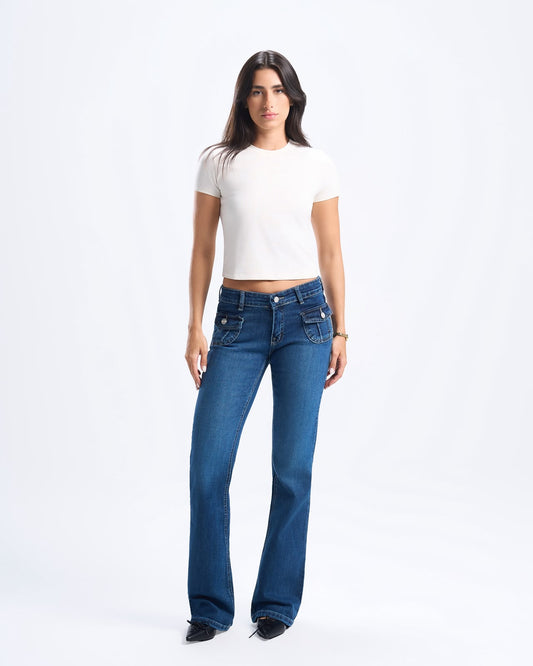 White Basic Fitted Top
