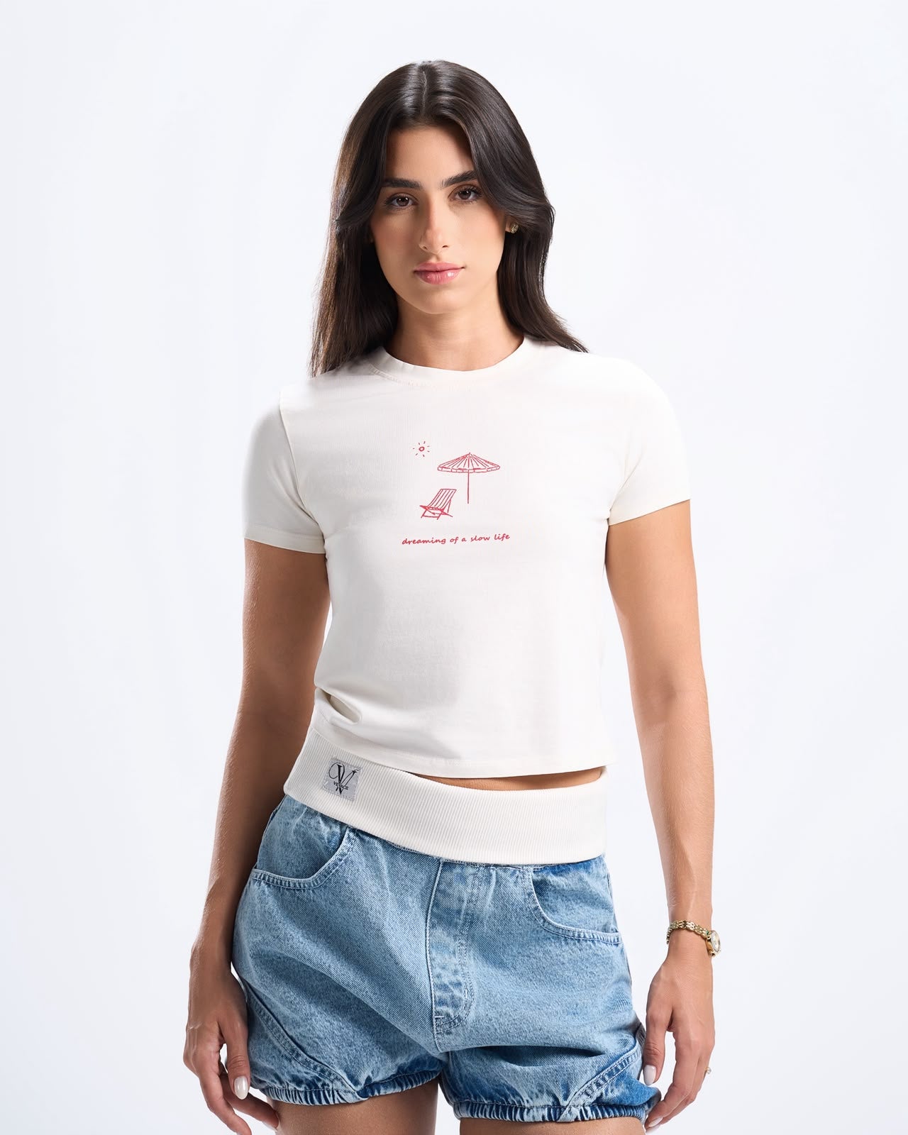 Slow Life Baby Tee
