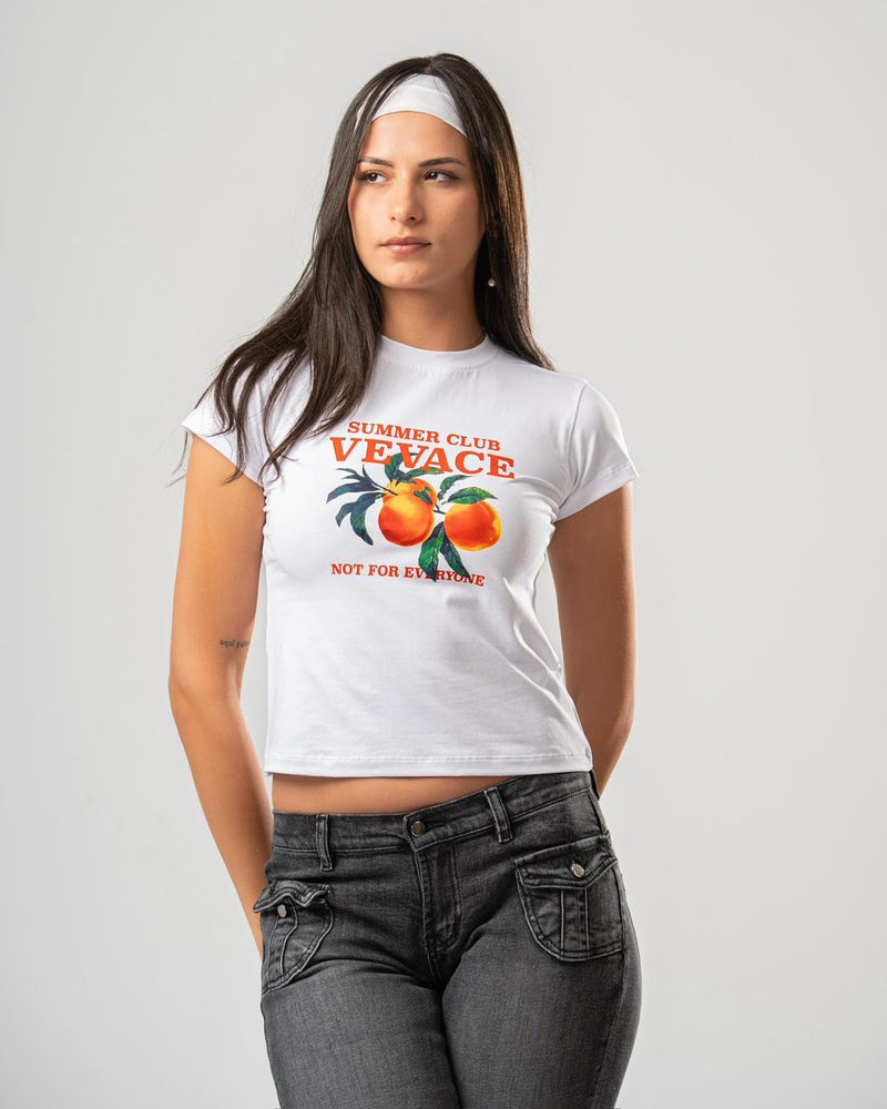 Summer Club Baby Tee