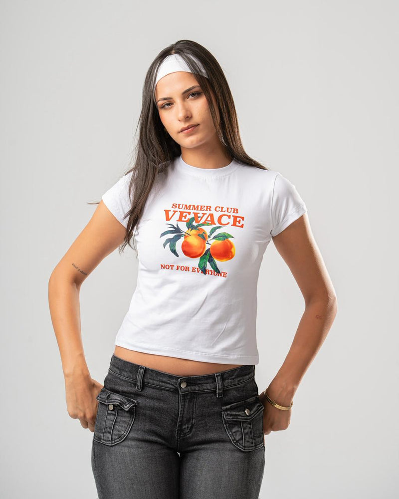 Summer Club Baby Tee