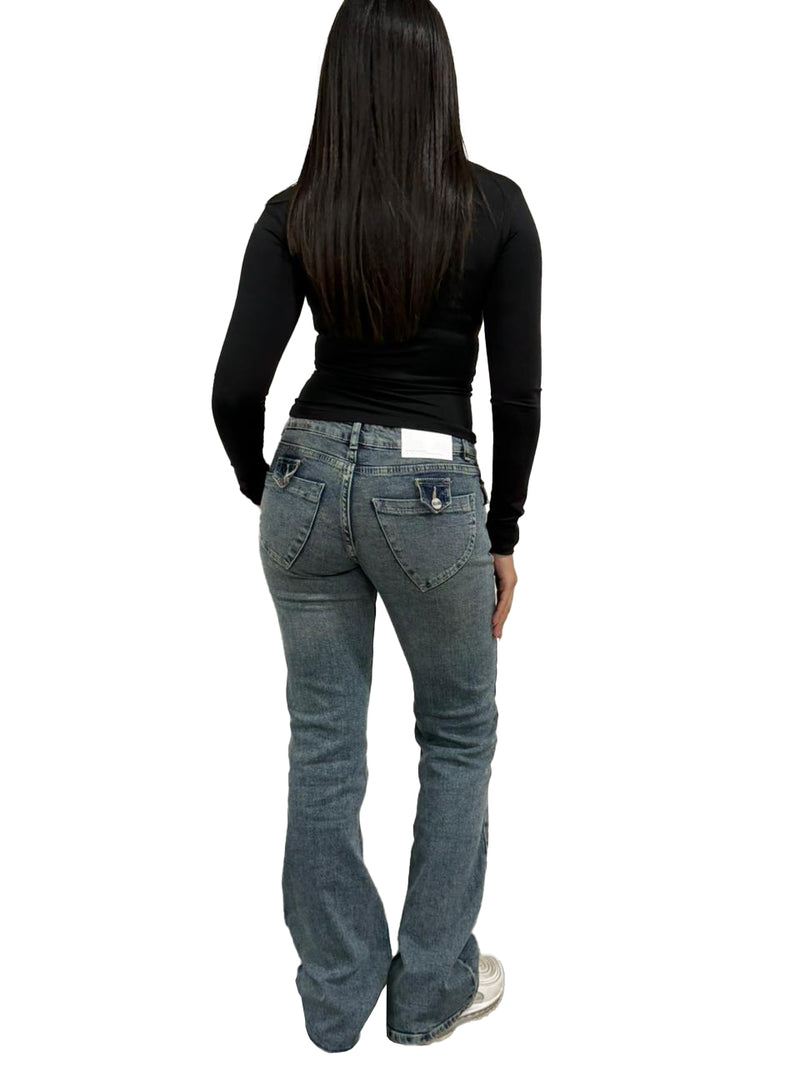 Dirty Y2K low waisted jeans